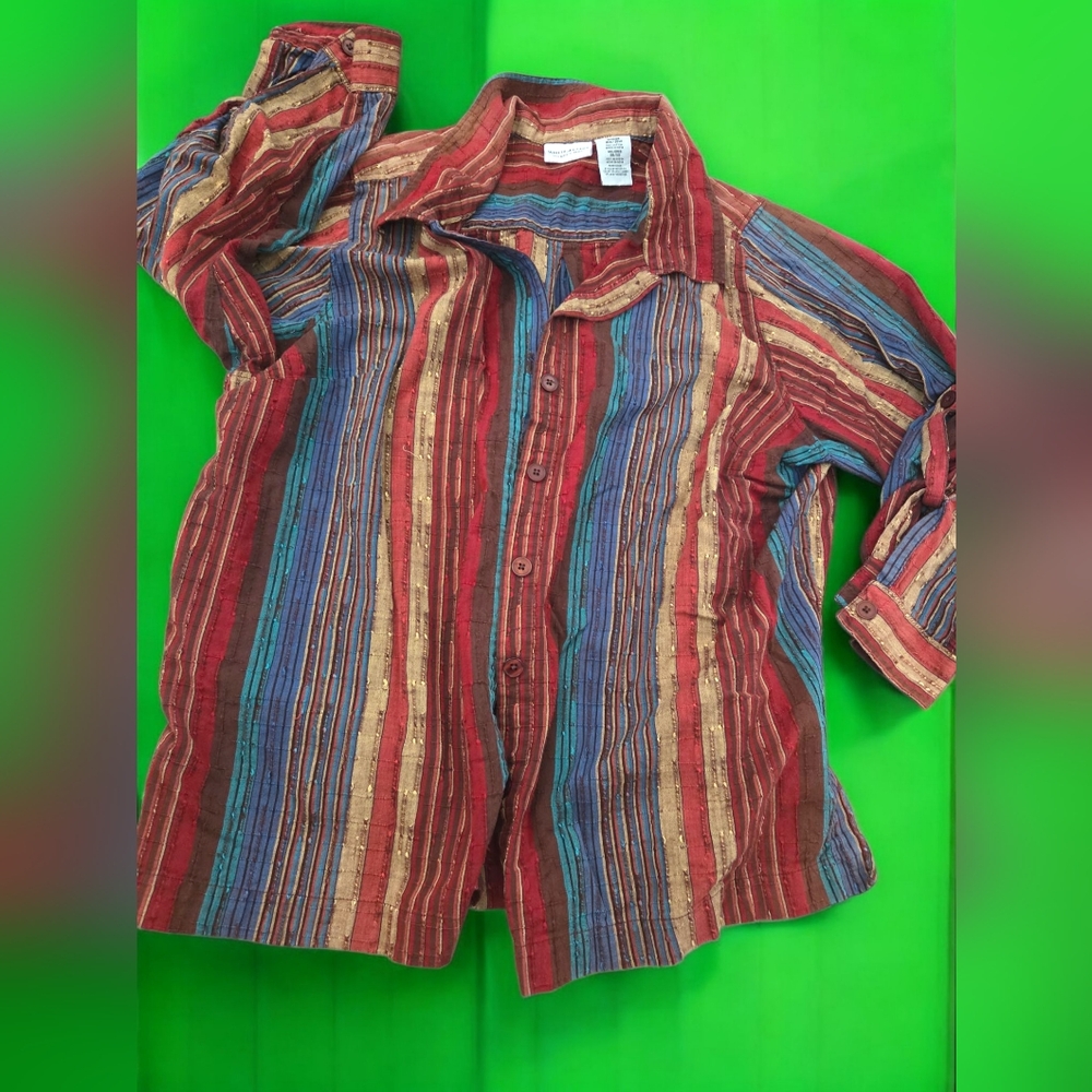 *0538 white stag women plus blouse shirt women 16W/20W